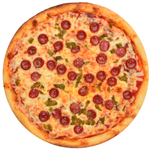 Острая пицца (28см участвует в акции 3 за 990)
